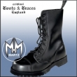 Abbildung Boots & Braces - 10 Loch Stiefel Rangers Schwarz